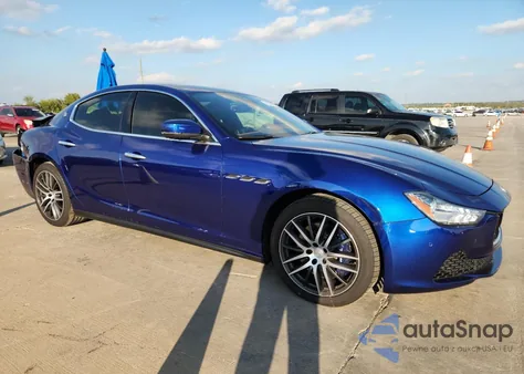 2017 Maserati Ghibli S z USA, uszkodzony, nr VIN ZAM57RTA4H1231785